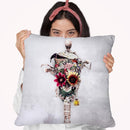 Scarecrow Throw Pillow By Riza Peker 