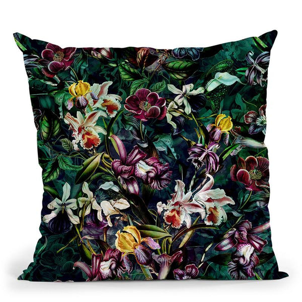 Secret Garden Throw Pillow By Riza Peker 