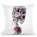 Skeleton Bride Throw Pillow By Riza Peker 