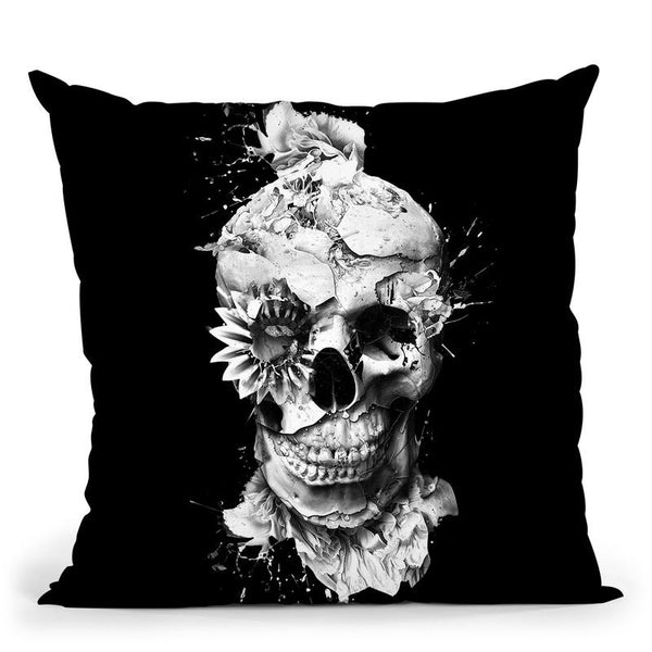 Skeleton Throw Pillow By Riza Peker 