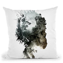 Skull - Metamorphosis Throw Pillow By Riza Peker 