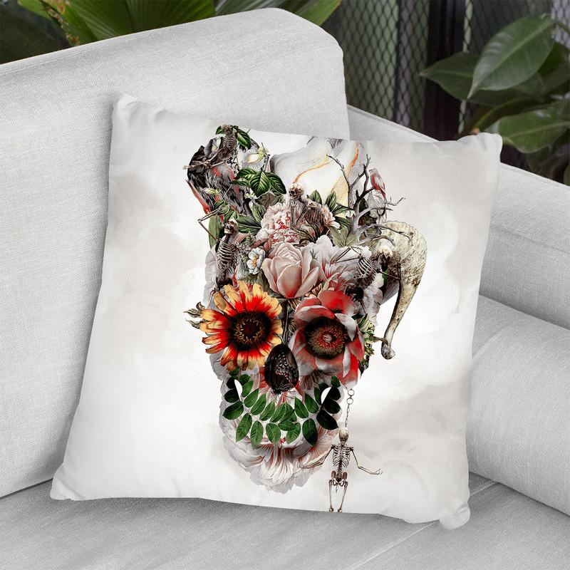 Broken Horn Throw Pillow By Riza Peker 