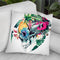 Skull St Throw Pillow By Riza Peker 
