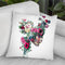 Skull Vii Throw Pillow By Riza Peker 