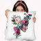 Skull Vii Throw Pillow By Riza Peker 