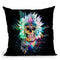 Skull Wild Spirit Throw Pillow By Riza Peker 