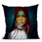 Chalchiuhtlicue Throw Pillow By Riza Peker 