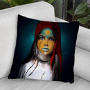 Chalchiuhtlicue Throw Pillow By Riza Peker 