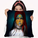 Chalchiuhtlicue Throw Pillow By Riza Peker 