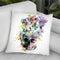 Skull-Parrots2 Throw Pillow By Riza Peker 