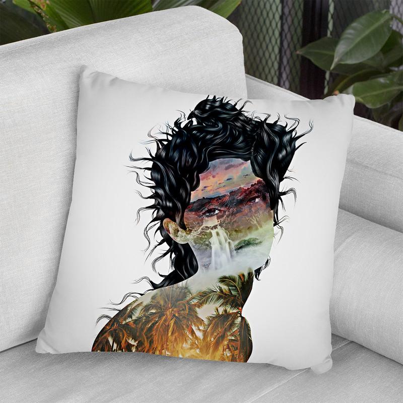 Summer Tears In Paradise Throw Pillow By Riza Peker 