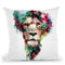 The King Throw Pillow By Riza Peker 