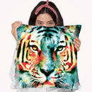 Tiger Ii Throw Pillow By Riza Peker 