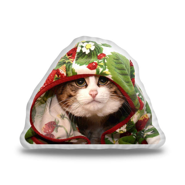 Rexiecat Under Covers Throw Pillow