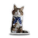 Rexiecat With Scarf Throw Pillow