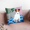 Jack Russell And Plant Throw Pillow By Sally B