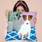 Jack Russell And Plant Throw Pillow By Sally B