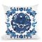 Chinoiserie Dragon Throw Pillow By Sally B