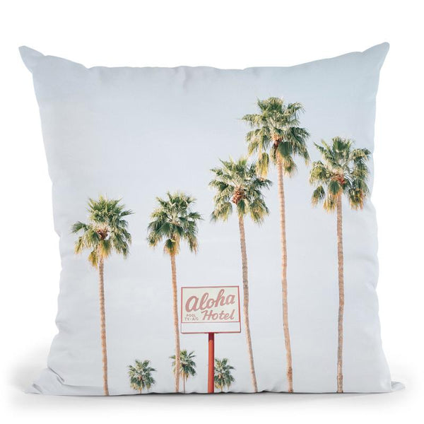 Aloha Hotel Throw Pillow By Sisi And Seb