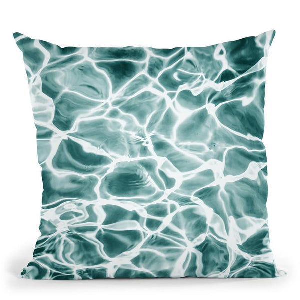 Aqua Throw Pillow By Sisi And Seb