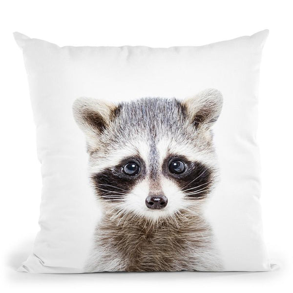 Baby Racoon Throw Pillow By Sisi And Seb