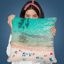 Beach People Throw Pillow By Sisi And Seb