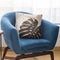 Beige Monstera Throw Pillow By Sisi And Seb