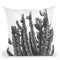 Big Cactus Bw Throw Pillow By Sisi And Seb