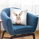 Bubble Gum Bunny Throw Pillow By Sisi And Seb