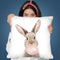 Bubble Gum Bunny Throw Pillow By Sisi And Seb