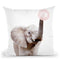 Bubble Gum Elephant Throw Pillow By Sisi And Seb