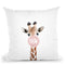 Bubble Gum Giraffe Throw Pillow By Sisi And Seb