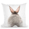 Bunny Tail Throw Pillow By Sisi And Seb