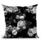 Bw Roses Throw Pillow By Sisi And Seb