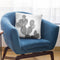 Cactus Bw Throw Pillow By Sisi And Seb