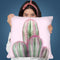 Cactus Pink Throw Pillow By Sisi And Seb