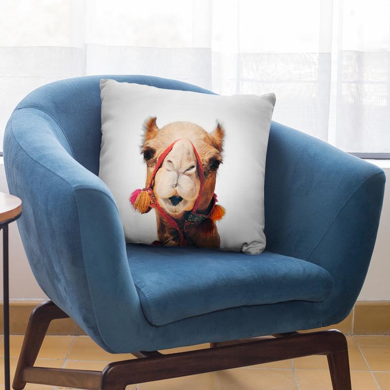 Camel Throw Pillow By Sisi And Seb