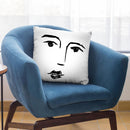 Face Throw Pillow By Sisi And Seb