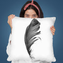 Feather Throw Pillow By Sisi And Seb