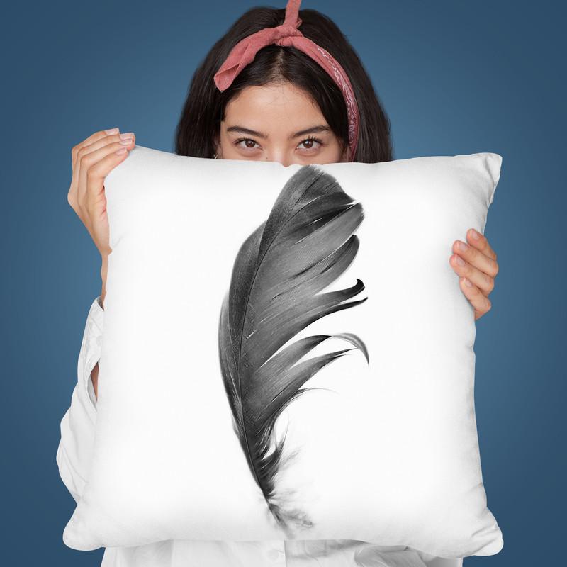 Feather Throw Pillow By Sisi And Seb