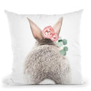 Flower Crown Bunny Ii Throw Pillow By Sisi And Seb