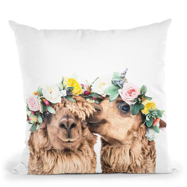 Flowers In Her Hair Throw Pillow By Sisi And Seb