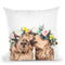 Flowers In Her Hair Throw Pillow By Sisi And Seb