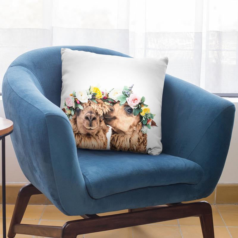 Flowers In Her Hair Throw Pillow By Sisi And Seb