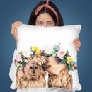 Flowers In Her Hair Throw Pillow By Sisi And Seb