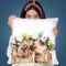 Flowers In Her Hair Throw Pillow By Sisi And Seb