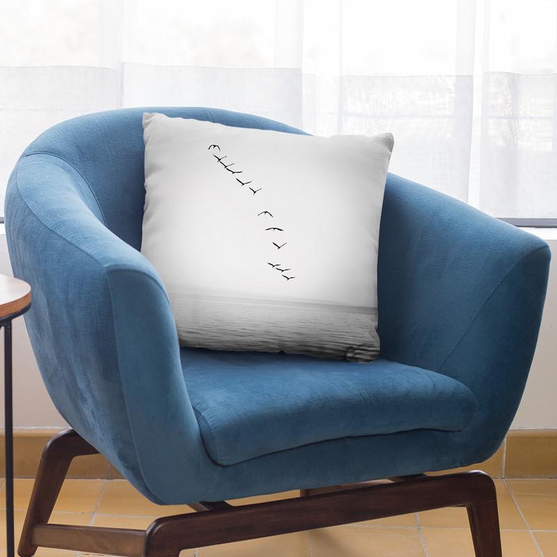 Flying Birds Throw Pillow By Sisi And Seb