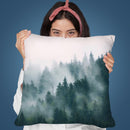 Fog And Forest Throw Pillow By Sisi And Seb