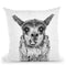 Funny Llama Bw Throw Pillow By Sisi And Seb