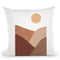 Graphic Desert Throw Pillow By Sisi And Seb